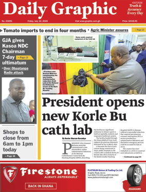 Cover of Daily Graphic