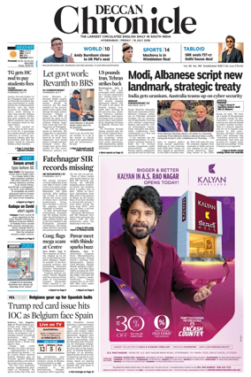 Cover of Deccan Chronicle