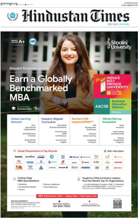 Cover of Hindustan Times (Bathinda)