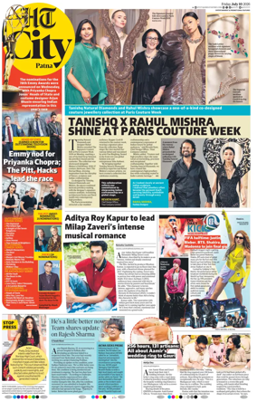 Cover of Hindustan Times (Patna) - Live