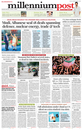 Cover of Millennium Post
