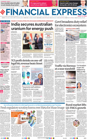 Cover of The Financial Express