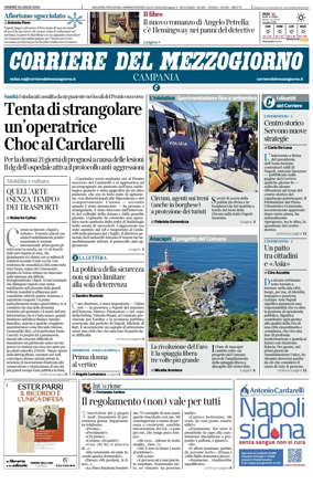 Cover of Corriere del Mezzogiorno (Campania)