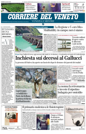 Cover of Corriere del Veneto (Venezia e Mestre)