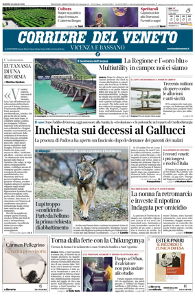 Cover of Corriere del Veneto (Vicenza e Bassano)