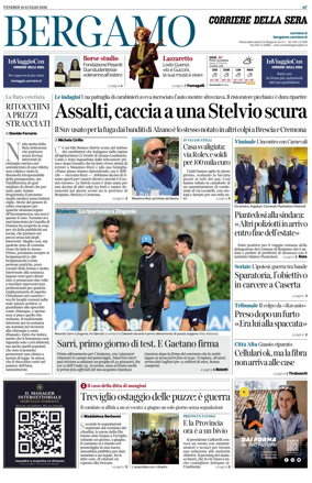 Cover of Corriere della Sera (Bergamo)