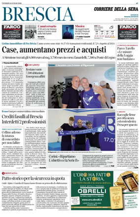 Cover of Corriere della Sera (Brescia)