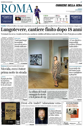 Cover of Corriere della Sera (Roma)