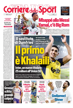 Cover of Corriere dello Sport (Nazionale)