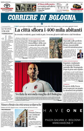 Cover of Corriere di Bologna