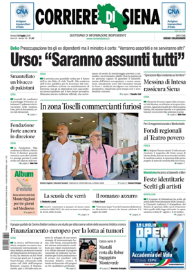 Cover of Corriere di Siena