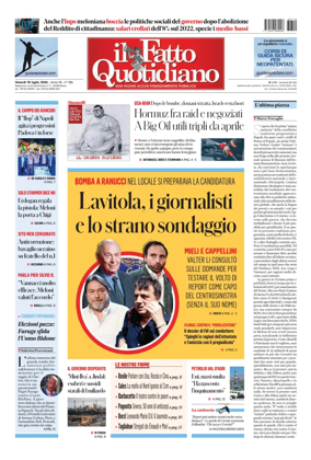 Cover of Il Fatto Quotidiano