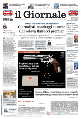 Cover of Il Giornale (Italy)
