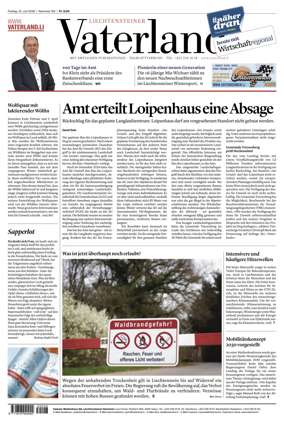 Cover of Liechtensteiner Vaterland