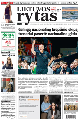 Cover of Lietuvos Rytas