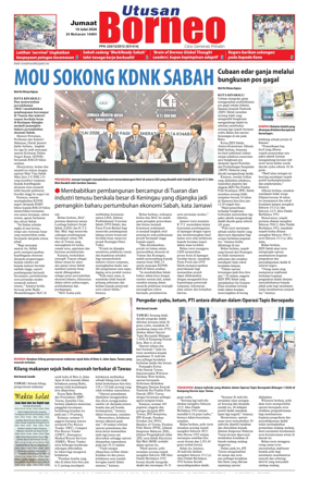 Cover of Utusan Borneo (Sabah)