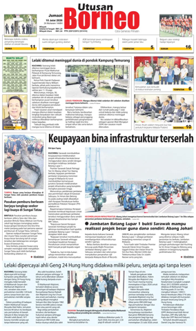 Cover of Utusan Borneo (Sarawak)