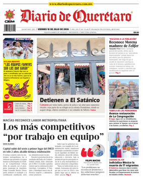 Cover of Diario de Queretaro