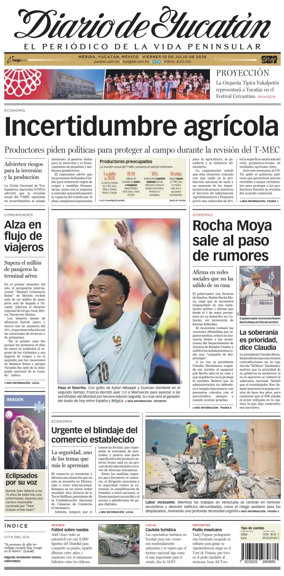 Cover of Diario de Yucatan