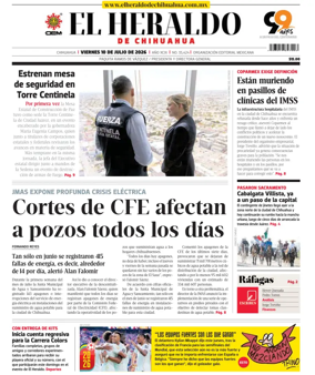 Cover of El Heraldo de Chihuahua