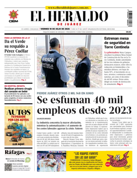 Cover of El Heraldo de Juarez