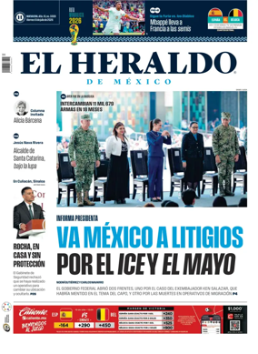 Cover of El Heraldo de Mexico