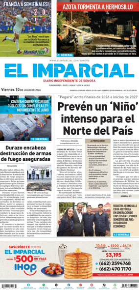 Cover of El Imparcial