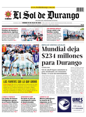 Cover of El Sol de Durango