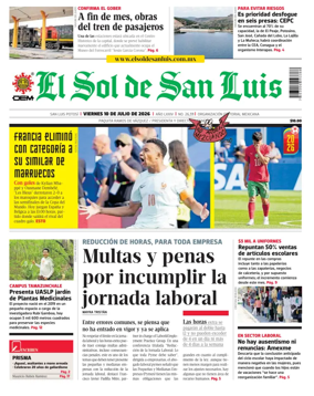 Cover of El Sol de San Luis Potosi