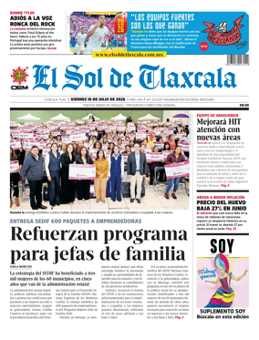 Cover of El Sol de Tlaxcala