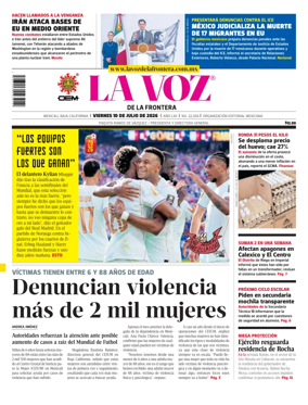 Cover of La Voz de la Frontera