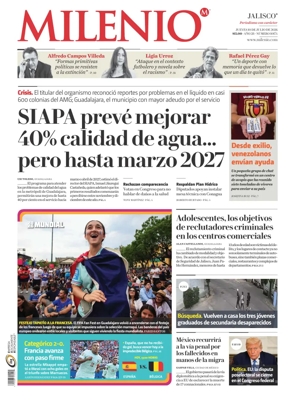 Cover of Milenio Jalisco