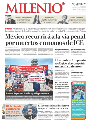 Cover of Milenio Monterrey