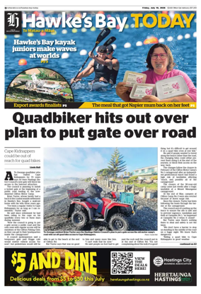 Cover of Hawke's Bay Today