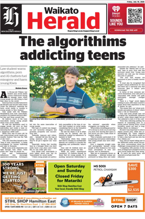 Cover of Waikato Herald