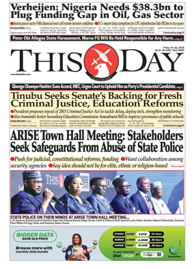Cover of THISDAY