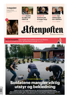 Cover of Aftenposten