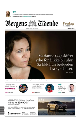 Cover of Bergens Tidende