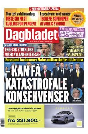 Cover of Dagbladet