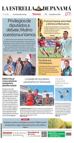 Cover of La Estrella de Panama
