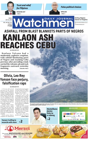 Cover of Watchmen Daily Journal