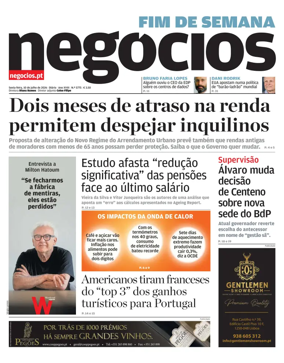 Cover of Jornal de Negocios
