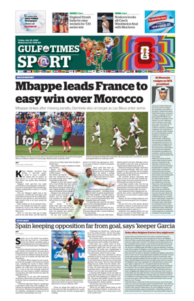 Cover of Gulf Times Sport