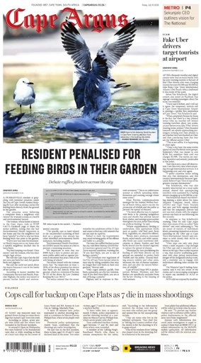 Cover of Cape Argus (PM Edition)