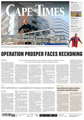 Cover of Cape Times