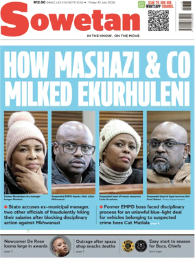 Cover of Sowetan