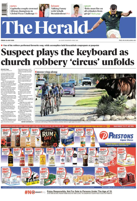 Cover of The Herald (South Africa)
