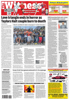 Cover of The Witness (South Africa)