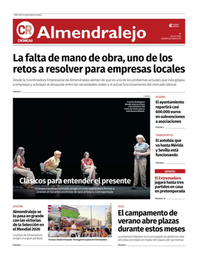 Cover of El Periodico de Almendralejo