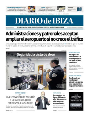 Cover of Diario de Ibiza